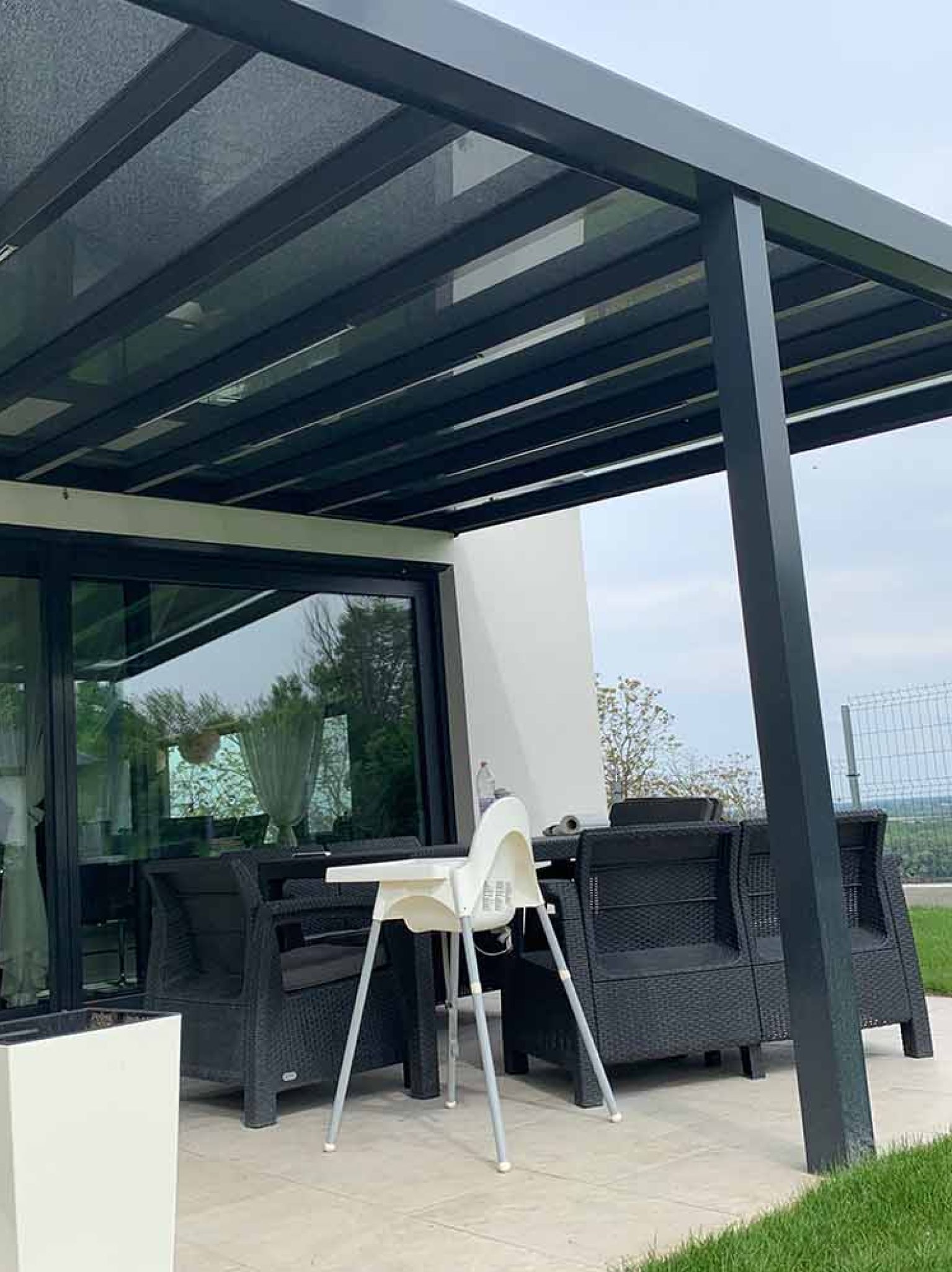 aluszerkeztes üvegtetö